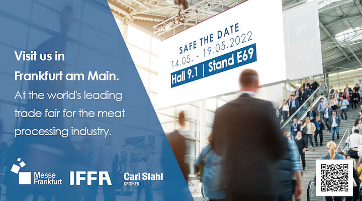 Visit us at IFFA 2022 in Frankfurt!