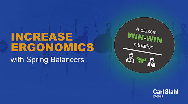Federzüge - eine echte win win Situation How Spring Balancer create a real Win-Win situation